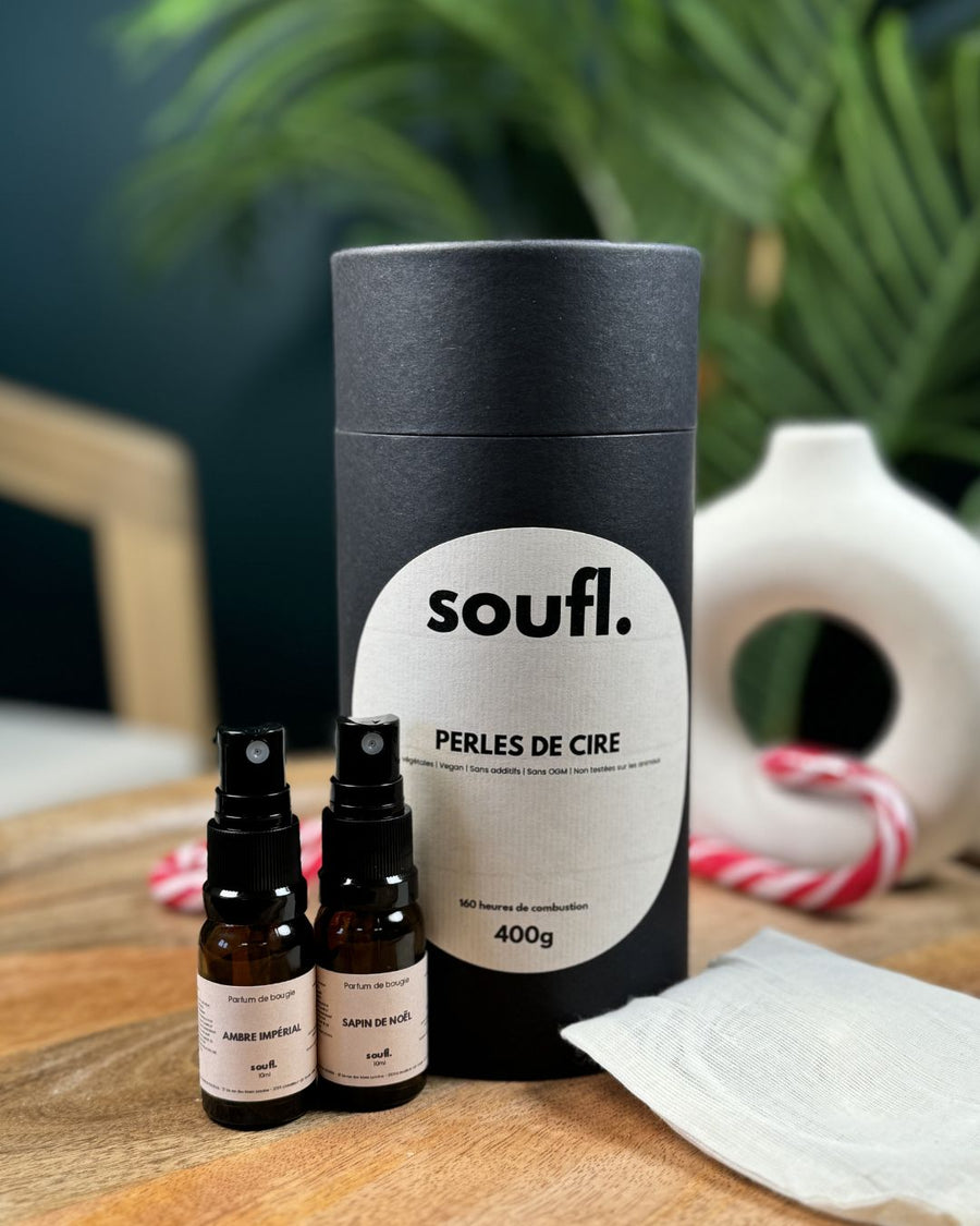 Coffret découverte : 400g de perles + 2 parfums